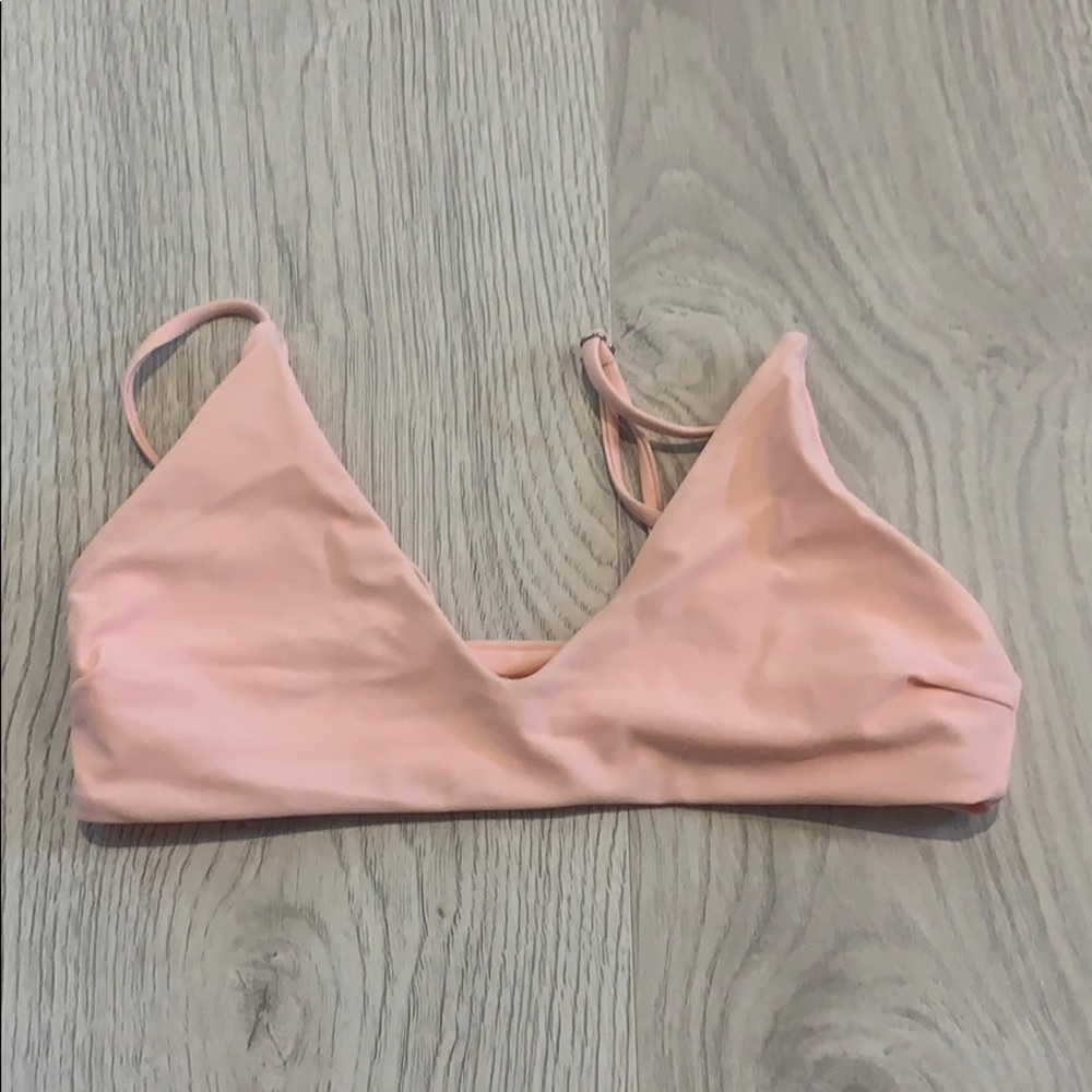 pink bathing suit top